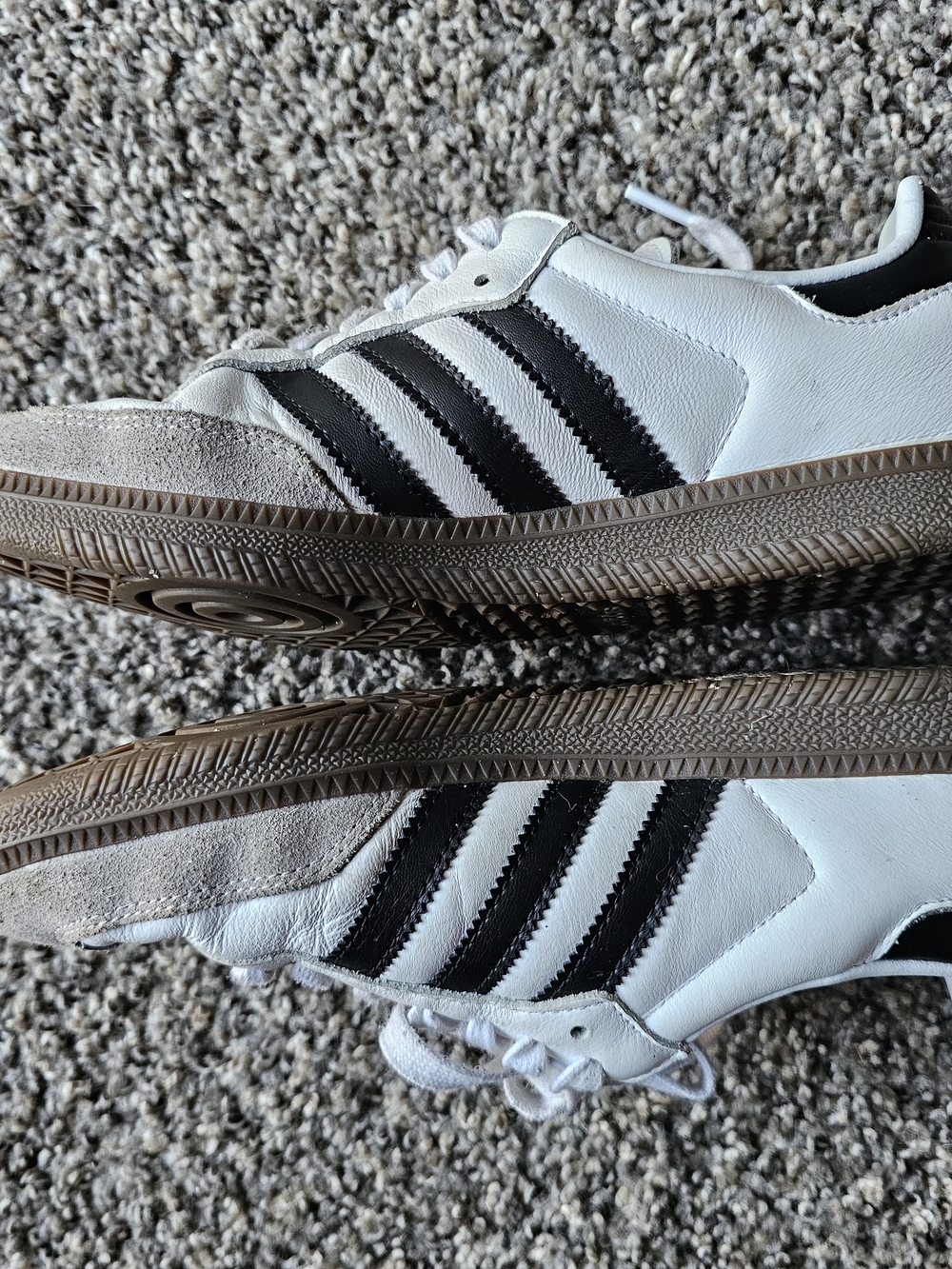 Adidas Women's SAMBA White & Black Classic Sneakers 6.5 - Picture 5 of 6